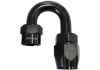 Aeroflow Kryptalon Series 1pc Full Flow Swivel 180 Hose-End -4AN Black 