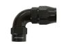 Aeroflow Kryptalon Series 1pc Big Bore Full Flow Swivel 90 Hose-End -10AN Black 