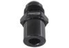 Aeroflow Push In Rear Valve Cover Breather Adaptor -8AN Black 19mm OD 