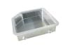 Aeroflow 3in Deep Fabricated Transmission Pan including Filter Extension Natural Finish 