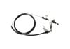 Aeroflow Kickdown Cable With Black Stainless Cover & Black Ends