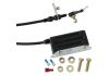 Aeroflow Kickdown Cable With Black Stainless Cover & Black Ends