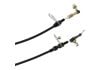 Aeroflow Kickdown Cable With Black Stainless Cover & Black Ends