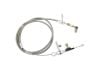 Aeroflow Kickdown Cable With Stainless Cover & Chrome Ends 