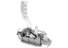 Aeroflow AF72-9112 Bangshift Pistol 2, 3 & 4 Speed Bare Ratchet Shifter Silver