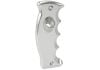 Aeroflow AF72-9913 Button Pistol Grip Side Plate Drivers Side Handle Silver