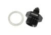 Aeroflow Wilwood Master Cylinder Adapter Black 11/16in -20 washer seal to -3AN