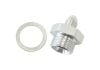 Aeroflow Wilwood Master Cylinder Adapter Silver 11/16in -20 washer seal to -3AN