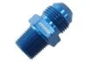 Aeroflow 1/2in BSPT to -8AN Adapter Blue