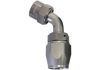 Aeroflow Kryptalon Series 1pc Full Flow Swivel 60 Hose-End -10AN Titanium Finish 