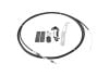 Aeroflow Parachute Release Cable Kit Chrome Handle Black Accessories