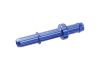 Aeroflow Push-In to Barb EFI Fuel Fitting 8mm/5/16in Barb to male hard tube Blue