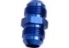 Aeroflow Male Flare Union -8AN Blue