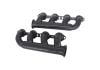 Aeroflow AF8200-2000 GM LS Twin Turbo Manifolds Pair Forward Facing V-Band