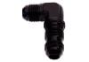 Aeroflow 90 AN Bulkhead -10AN Black