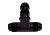 Aeroflow Bulkhead AN Tee -3AN black Bulkhead Nuts Sold Separately