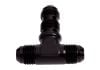 Aeroflow Bulkhead AN Tee -10AN black Bulkhead Nuts Sold Separately