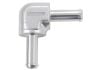 Aeroflow 90 Barb To Barb Hose Joiner Silver 5/16in 8mm