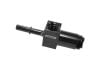 Aeroflow Push-On 3/8in Female to Male EFI Fuel Fitting Black 1/8in NPT & -8 ORB Ports