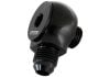 Aeroflow 90 Low Profile -10ORB to -6AN Male Adapter Black