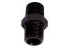 Aeroflow NPT Male Coupler 1/4in Black