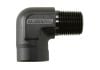 Aeroflow 90 NPT Female to Male NPT Fitting 1/4in Black