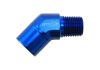 Aeroflow 45 NPT Female to Male NPT Fitting 1/8in Blue