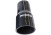 Aeroflow Straight Silicone Hose Reducer 1-1/2in 1-1/4in 38-32mm ID Gloss black 5in 127mm