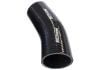 Aeroflow 23 Silicone Hose Elbow 4.00in 102mm ID Gloss black 125mm Leg