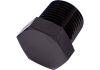 Aeroflow NPT Hex Head Plug 1/4in Black