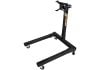 Aeroflow Engine Stand C-Frame 1250lb 567kg max load 4 wheels Black Powder Coated Finish