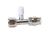 Aeroflow A/C Straight Fitting #8 with Charge Port