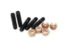 Aeroflow Turbo Stud & Nut KitM8 x 1.25 5 Studs & Nuts