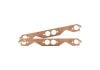 Aeroflow Round Port Copper Embossed Exhaust Gaskets fits Small Block Chev AF1854-1204