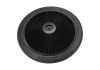 Aeroflow Black Full Flow Air Filter Top Plate 11" diameter black washable cotton element AF2251-1101