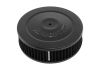 Aeroflow Black Air Filter Assembly 7" x 2" 5-1/8" neck Flat Base with black washable cotton element AF2251-1320