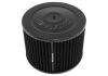 Aeroflow Black Air Filter Assembly 7" x 5" 5-1/8" neck Flat Base with black washable cotton element AF2251-1340