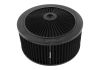 Aeroflow Black Full Flow Air Filter Assembly 11" x 5" 5-1/8" neck Flat Base with black washable cotton element AF2251-3130