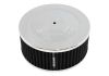 Aeroflow Chrome Air Filter Assembly 7" x 3" 5-1/8" neck Flat Base with black washable cotton element AF2851-1330