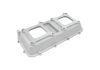 Aeroflow Top Plate with Dual Carburettor Flange Natural Cast Finish For Modular Intake Manifolds Suit 4150 Square Bore Carbs AF6085-0000