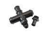 Aeroflow Heater Hose X-Piece fits Ford Falcon BA BF FG XR6 with Barra Engine AF64-4044BLK