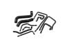 Aeroflow Radiator & Heater Hose Kit fits Subaru WRX 00-07 EJ20 AF9270-0040