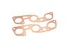 Aeroflow Copper Embossed Exhaust Gasket 2 Pieces fits Nissan RB26 with 1.665" x 1.420" Port Size AF1854-2804