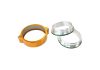 Aeroflow Billet Intercooler Clamp with Stainless Steel Weld Flanges Gold Finish Clamp 3" 76mm AF25-3000SS-G