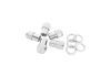 Aeroflow Wheel Nut Set Shank M14x1.5 Chrome 5-Pack AF3048-6000