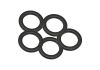 Aeroflow Standard Wheel Nut Washer Black 5pk 1.060" O.D 0.695" I.D and 0.06" Thickness AF3070-0020