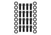 Aeroflow Small Block Chevy 3/8-16" Header Bolts .750" UHL Black Finish 12-Point Head 8740 Material 12pk AF37-1003