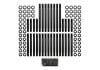 Aeroflow Big Block Chevy 396-454 Head Stud Kit 12-Point Nuts fits Aeroflow 320cc and Edelbrock Performer RPM Cylinder Heads 8740 Grade Material AF37-2011