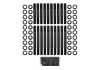 Aeroflow Big Block Ford FE 390-428 Head Stud Kit 12-Point Nuts fits OEM and Aftermarket Cylinder Heads 8740 Grade Material AF37-2019