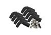 Aeroflow Xpro Silicone 90 GM LS Coil Boots & Terminals Black 8pk AF4030-3303-8